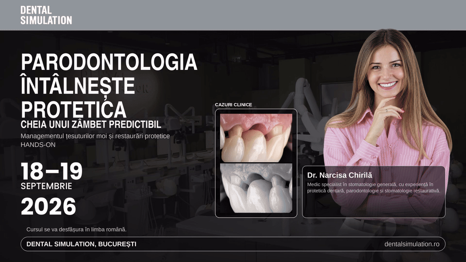 Parodontologia întâlnește Protetica – cheia unui zâmbet predictibil