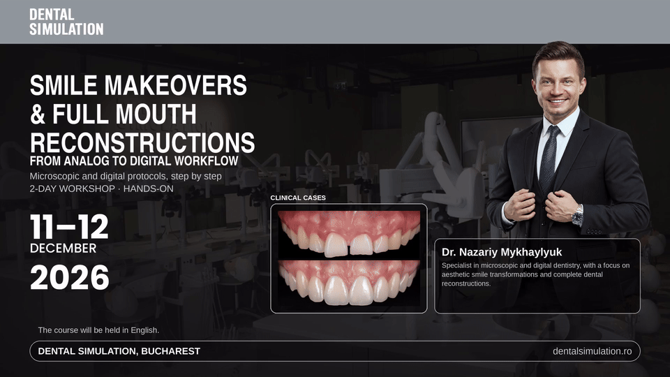 Smile makeovers and full mouth reconstructions from analog to digital workflow