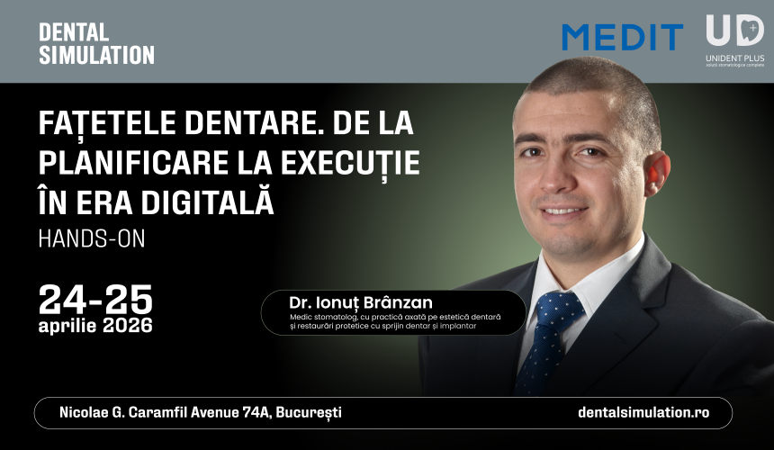 Fațetele dentare. De la planificare la execuție în era digitală