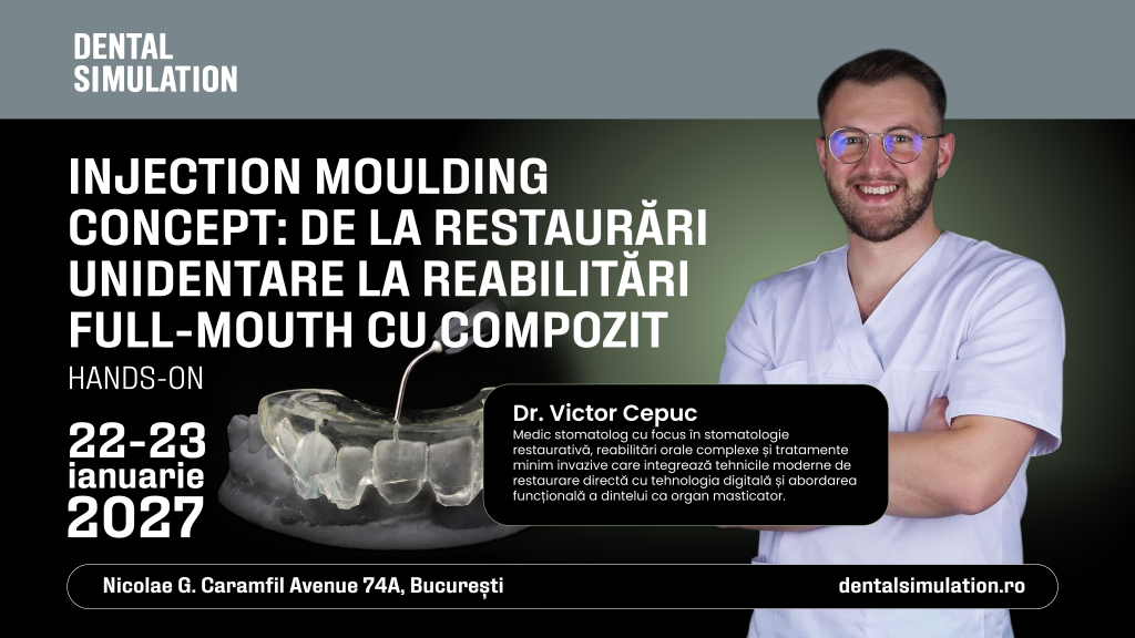 Injection Moulding Concept: De la restaurări unidentare la reabilitări full-mouth cu compozit